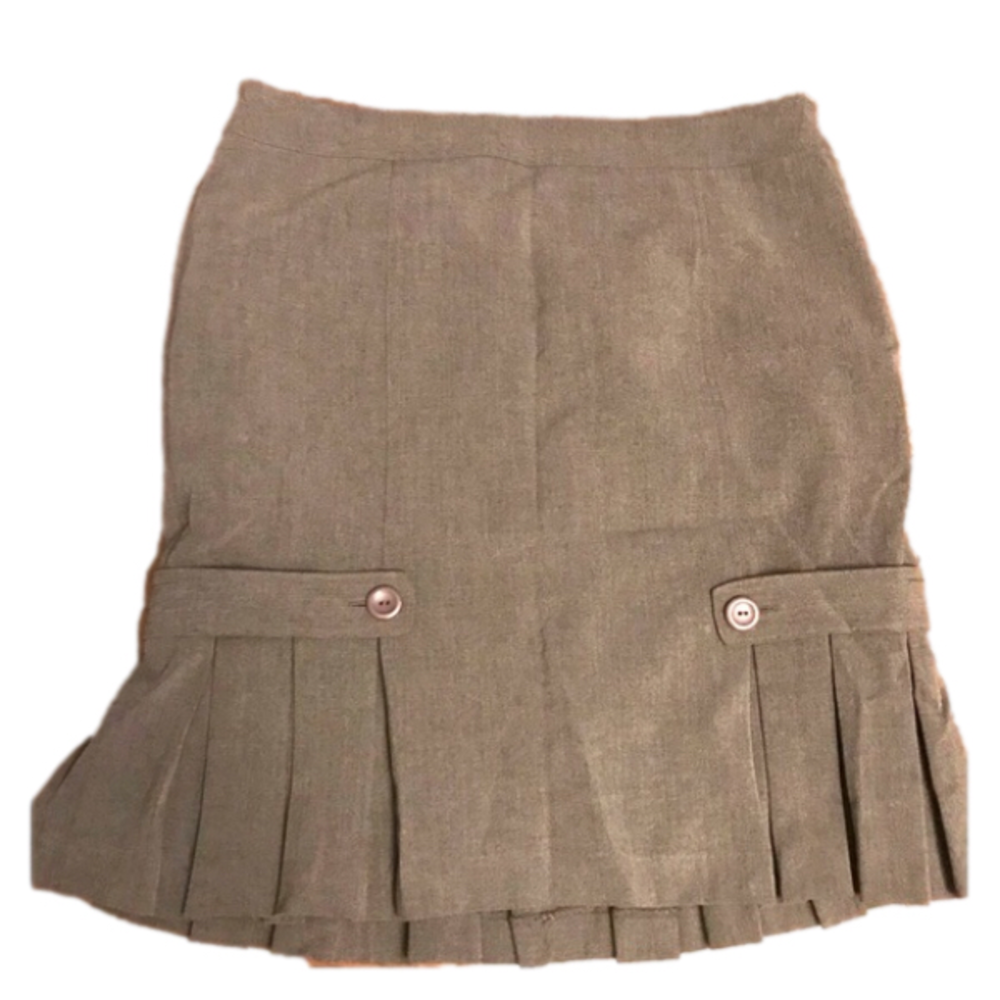 AGB Grey peplum Skirt size 10 - Picture 1 of 4